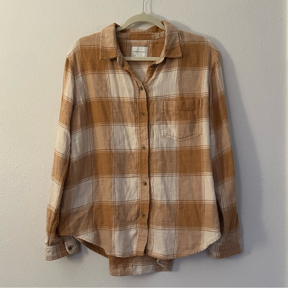 American Eagle Outfitters Plaid Button Down Shirt/Flannel